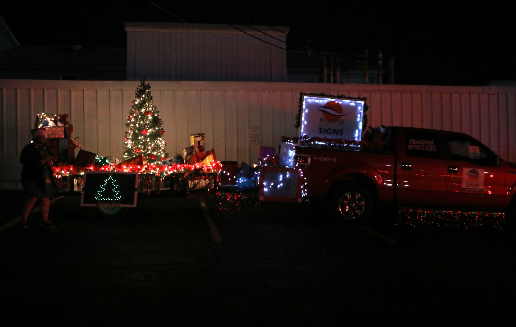 River City Signs float